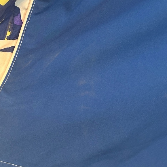 Stylish Blue and Gray Men's Swim Trunks - Picture 8 of 8